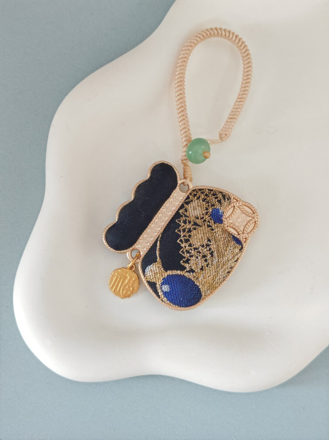 blue-Eyed Fish Charm