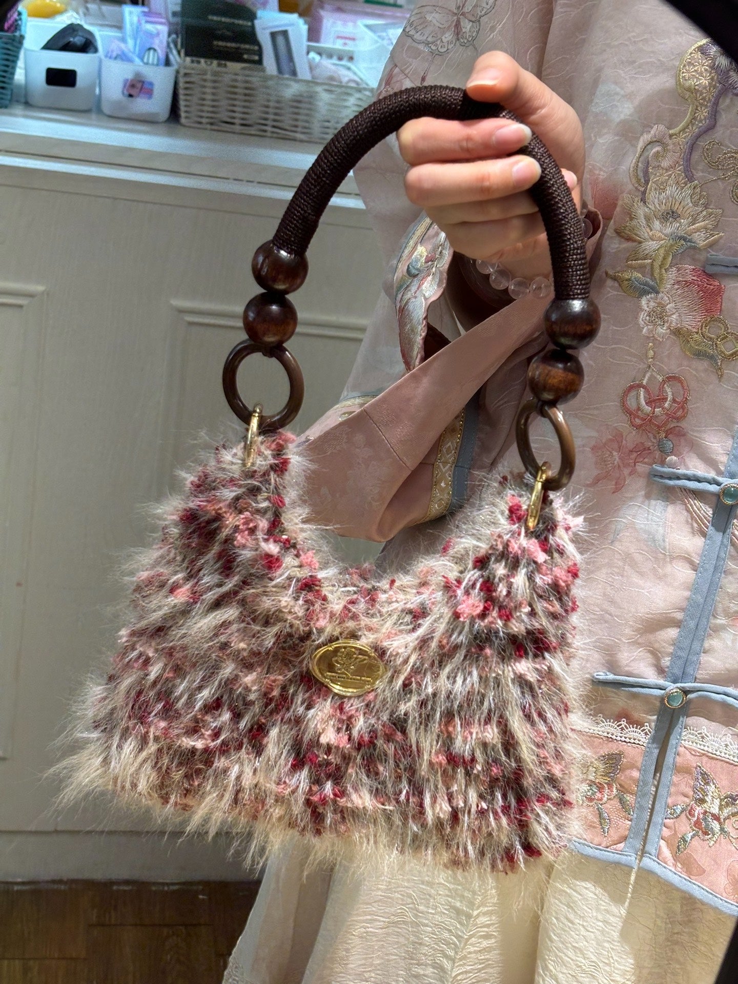 Dried Rose Handbag