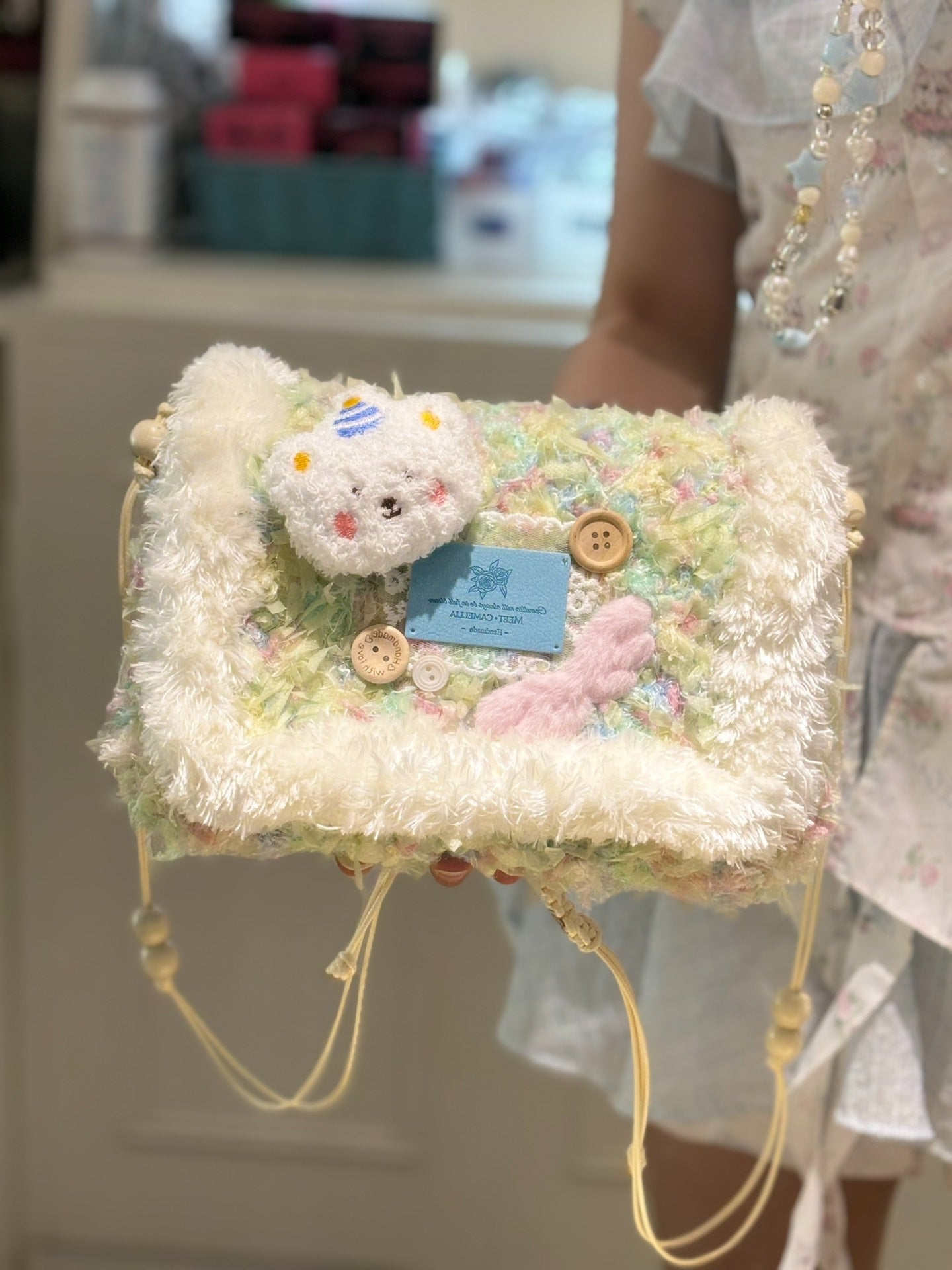 Spring Bear Crossbody Bag