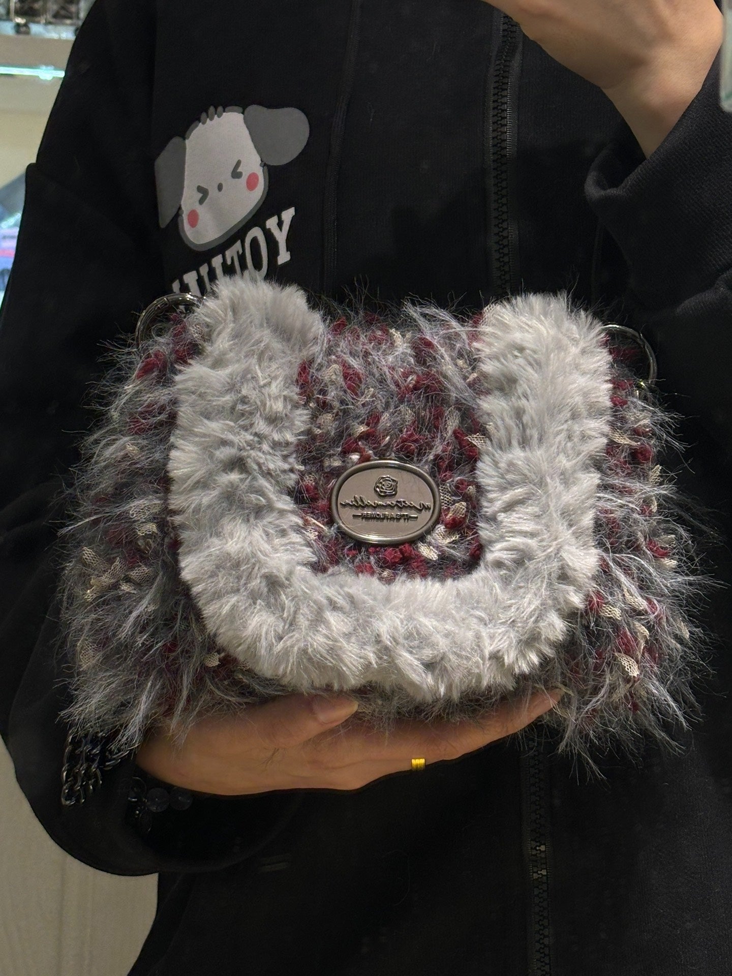 Shadow Rose Crossbody Bag