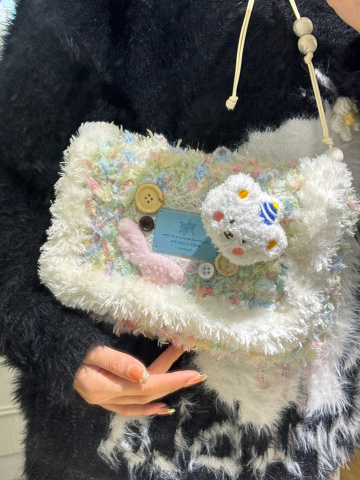Spring Bear Crossbody Bag