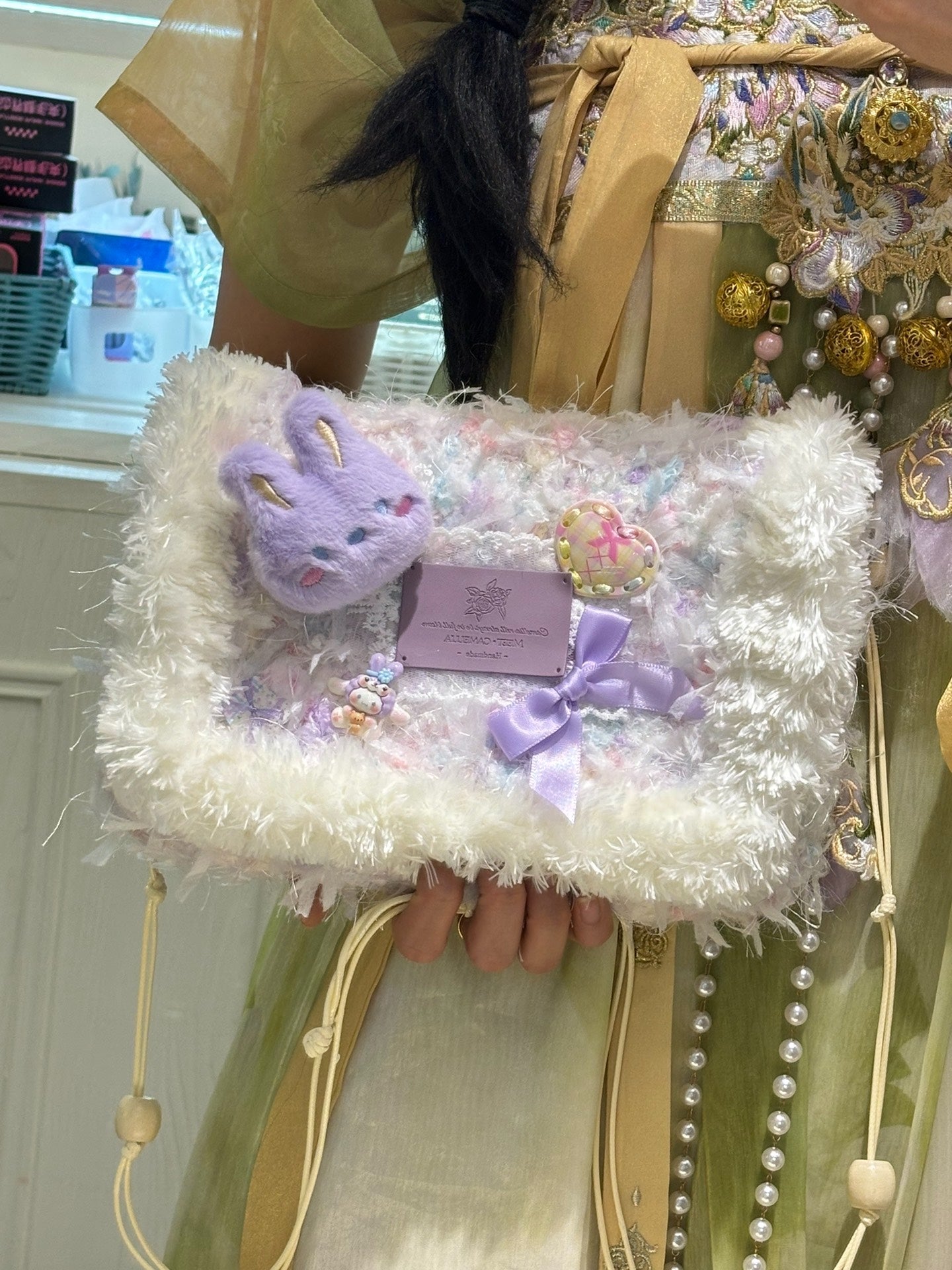 Taro Bunny Crossbody Bag