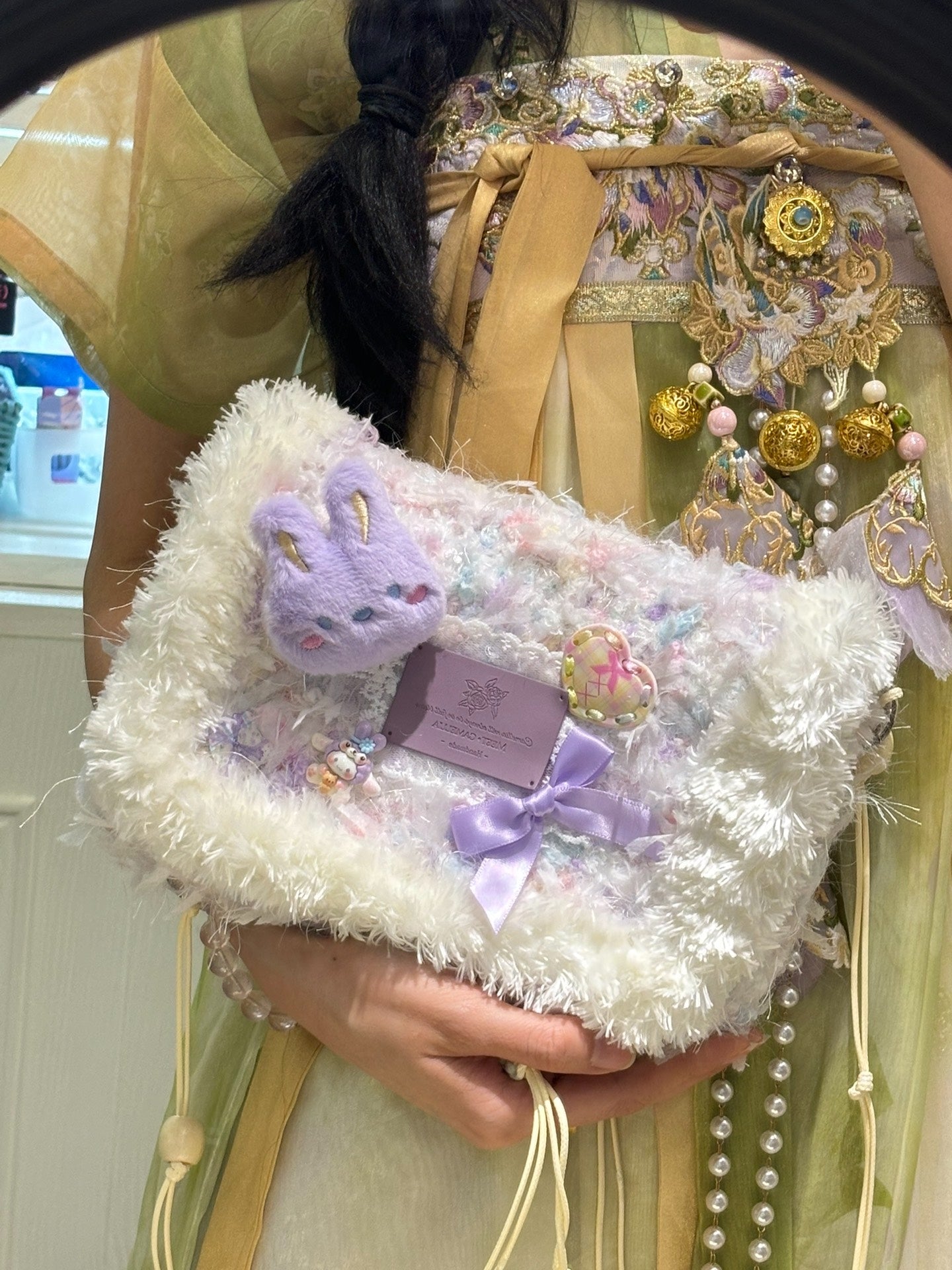 Taro Bunny Crossbody Bag