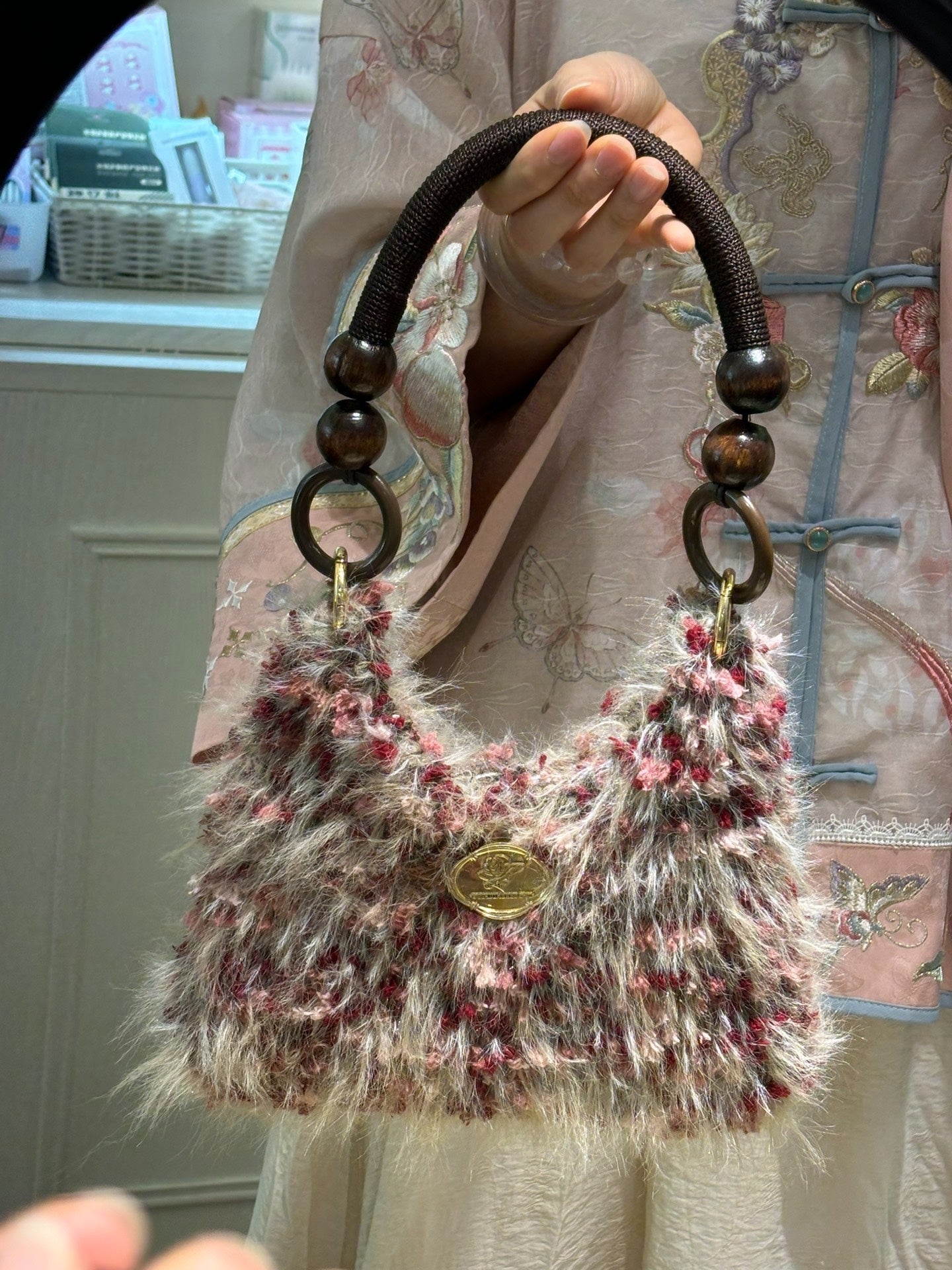Dried Rose Handbag