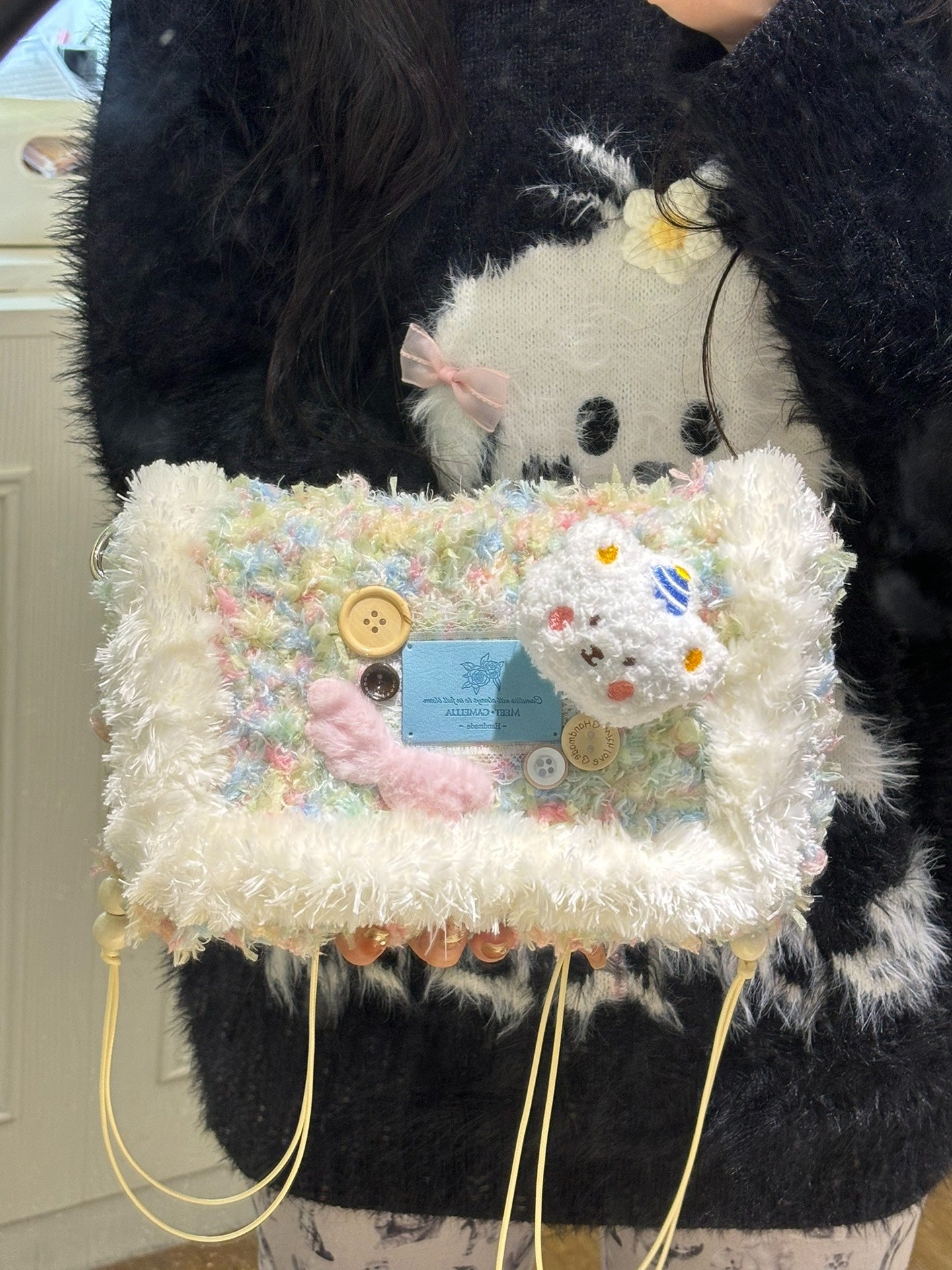 Spring Bear Crossbody Bag