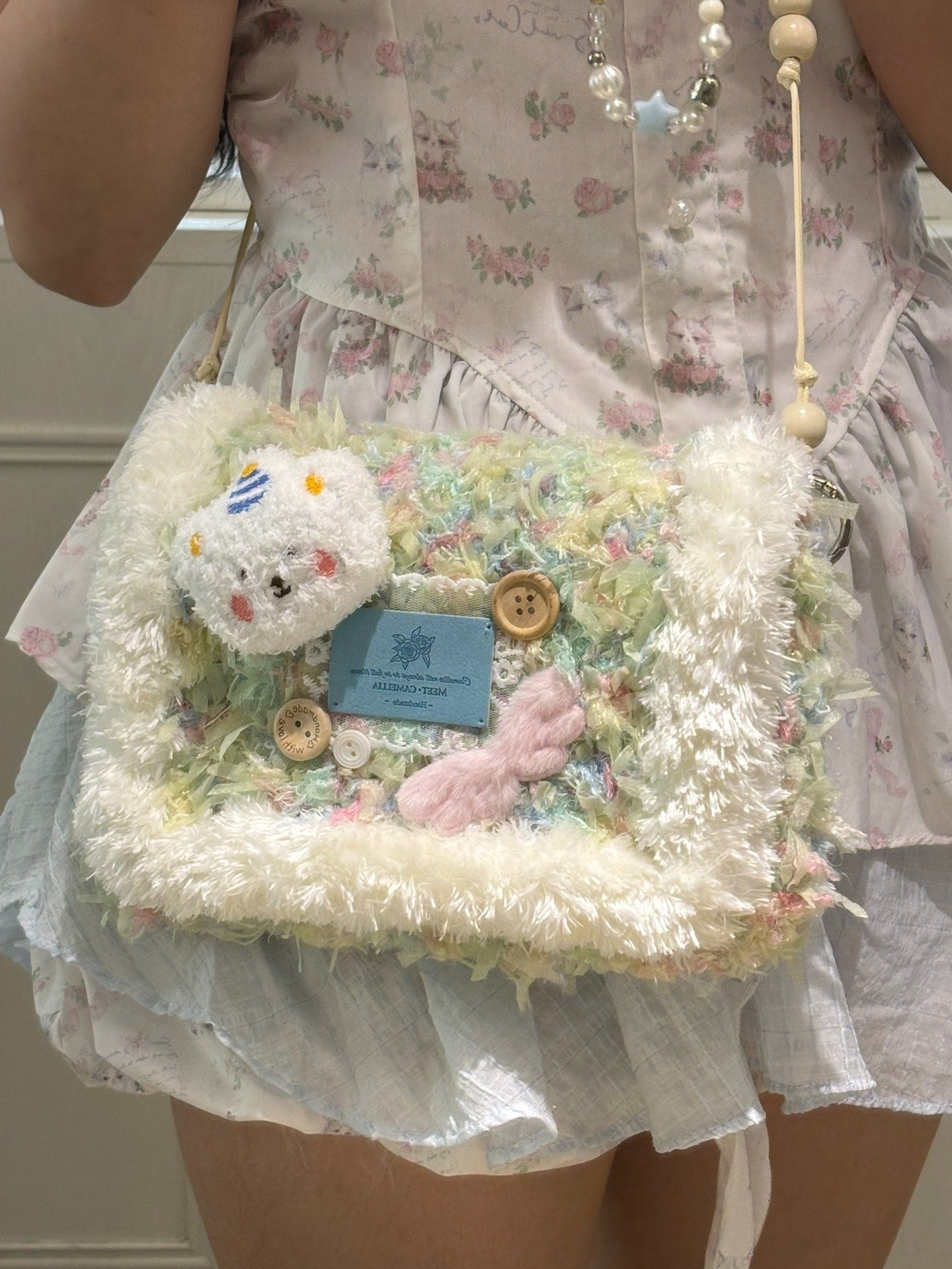 Spring Bear Crossbody Bag