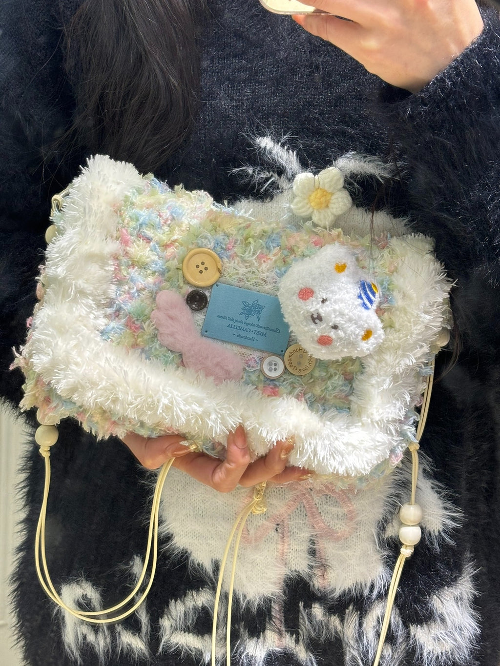 Spring Bear Crossbody Bag