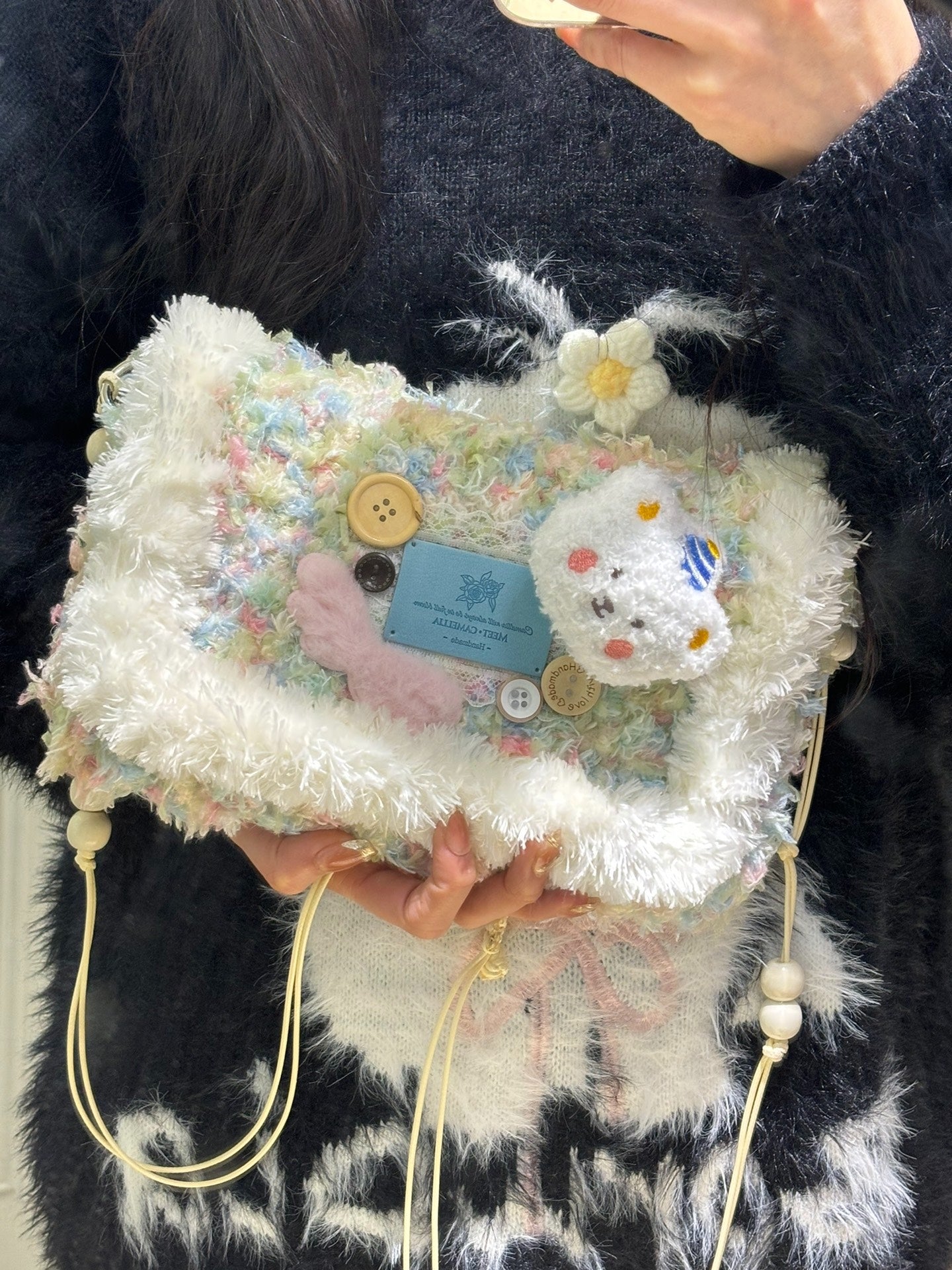 Spring Bear Crossbody Bag