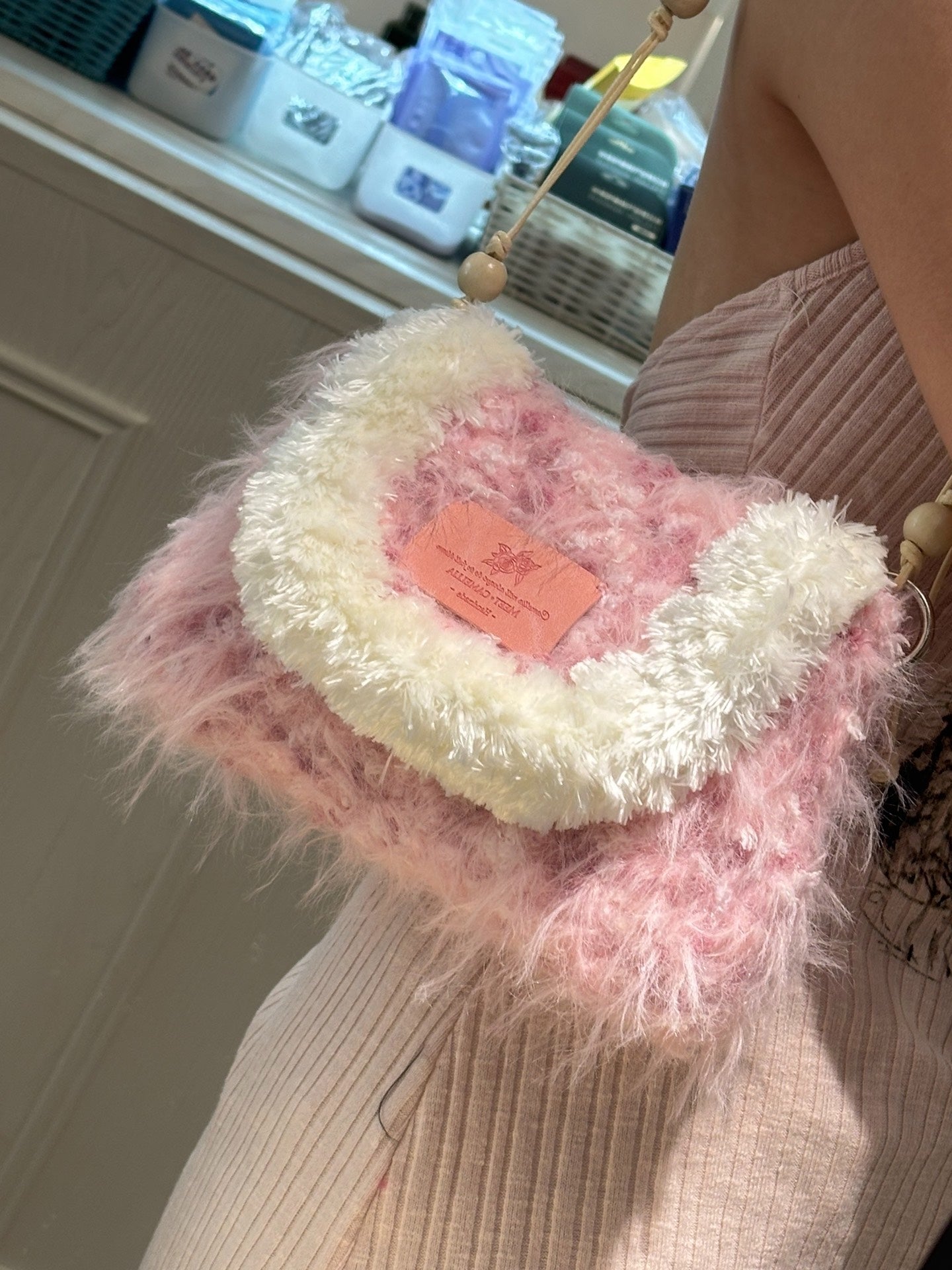 Strawberry Puff Crossbody Bag