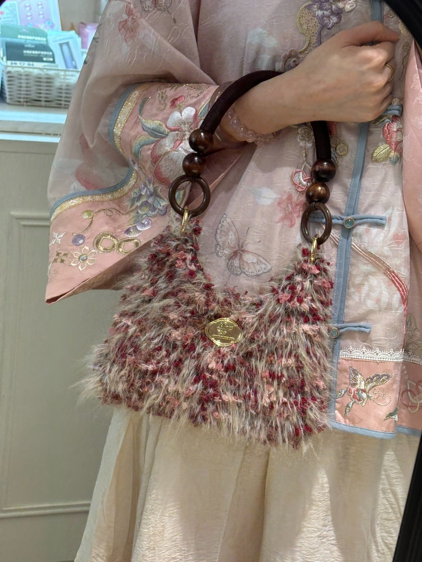 Dried Rose Handbag