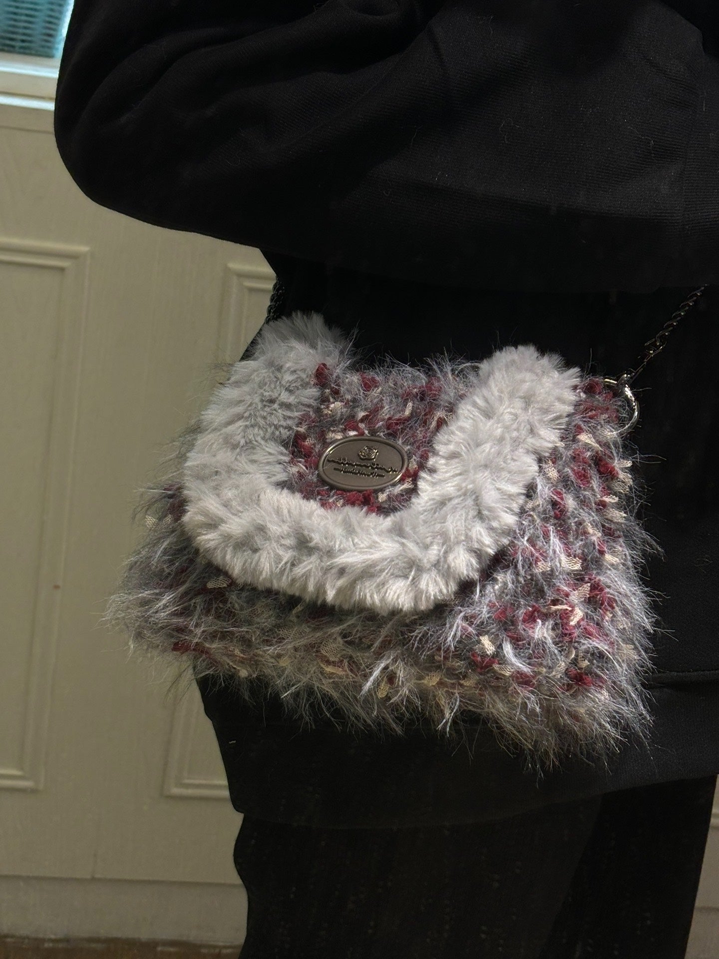 Shadow Rose Crossbody Bag