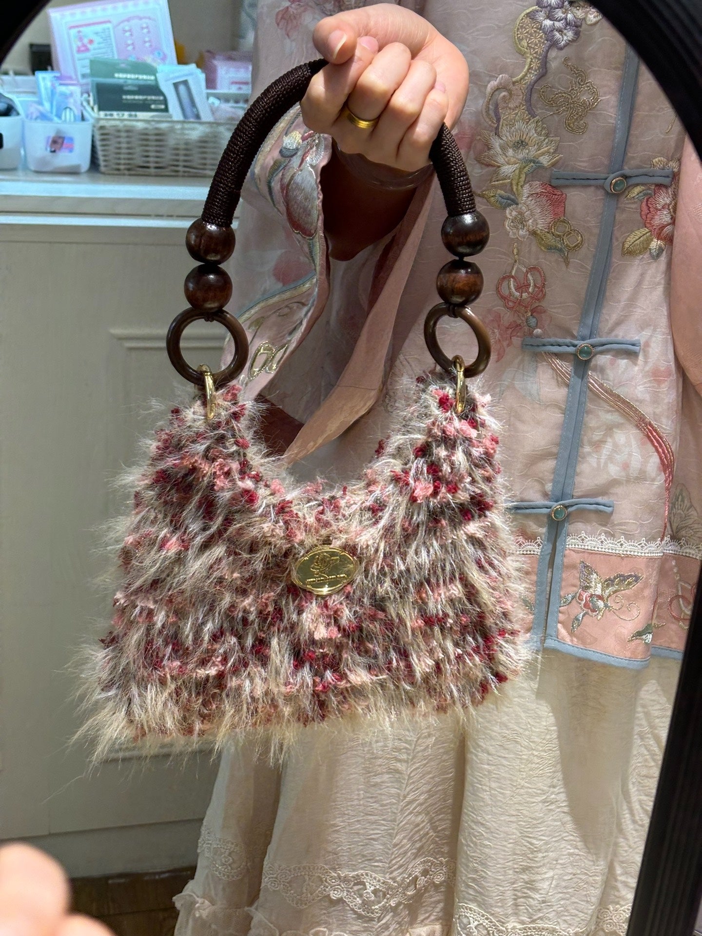 Dried Rose Handbag