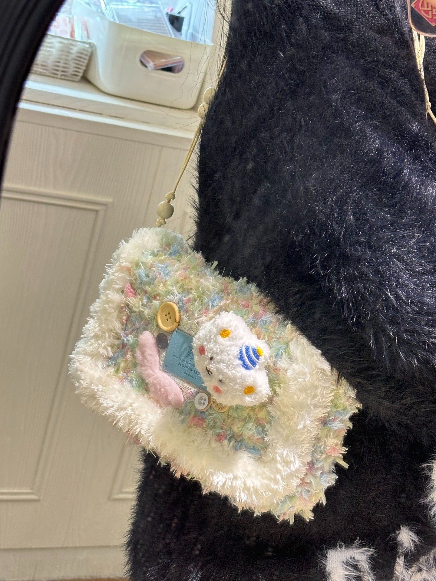 Spring Bear Crossbody Bag