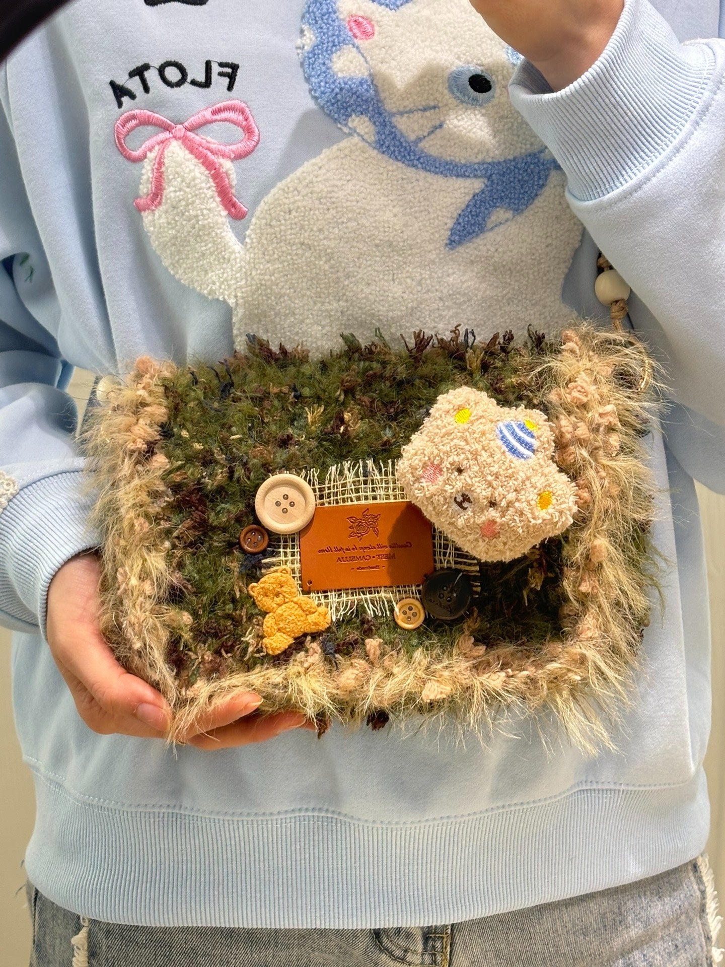 Misty Jungle Crossbody Bag