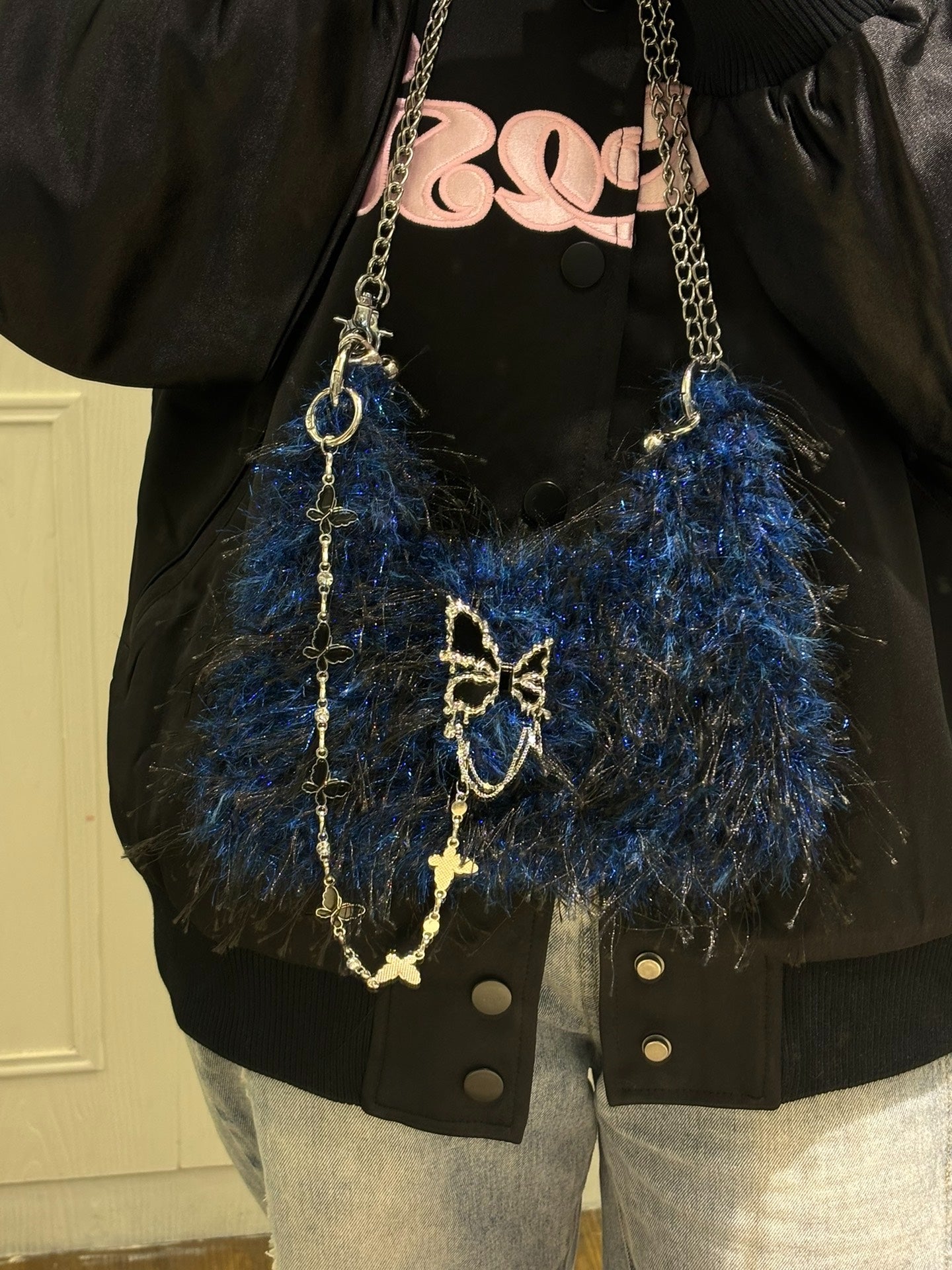 Deep-sea Butterfly Crossbody Bag