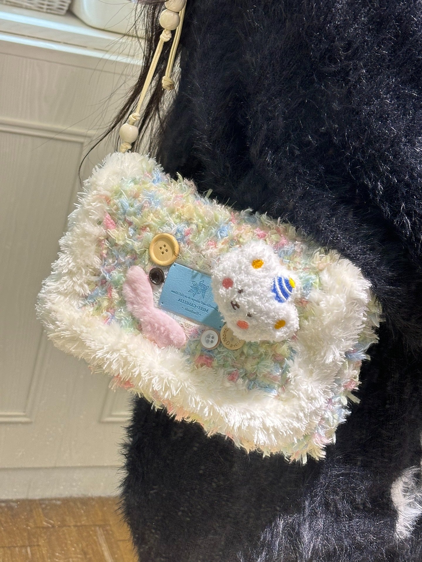 Spring Bear Crossbody Bag