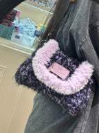 Purple Rosa Crossbody Bag