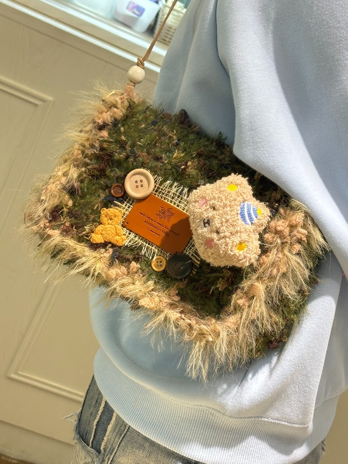 Misty Jungle Crossbody Bag