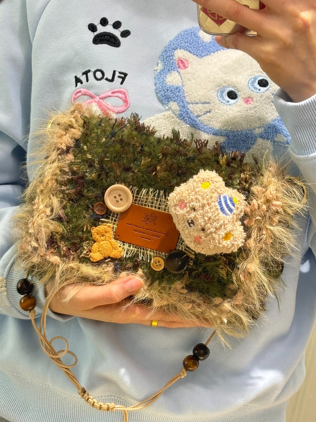 Misty Jungle Crossbody Bag