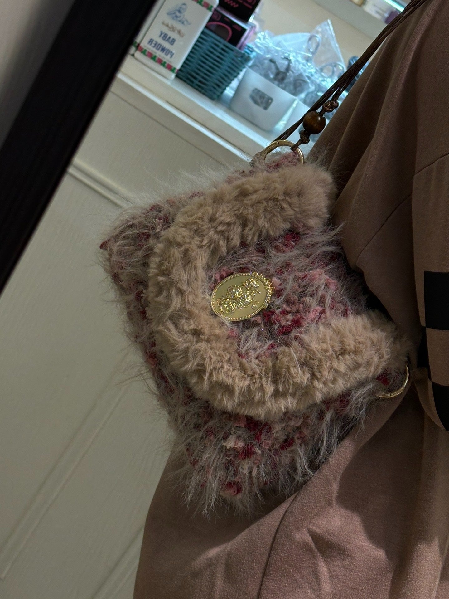 Dried Rose Crossbody Bag