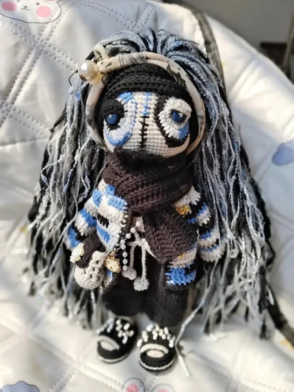 The "Midnight Wanderer" – Grunge Art Doll